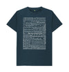 Denim Blue May Peace Prevail On Earth T-shirt (Unisex) in 90 Languages