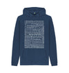 Navy May Peace Prevail On Earth Hoodie (Unisex) in 90 Languages