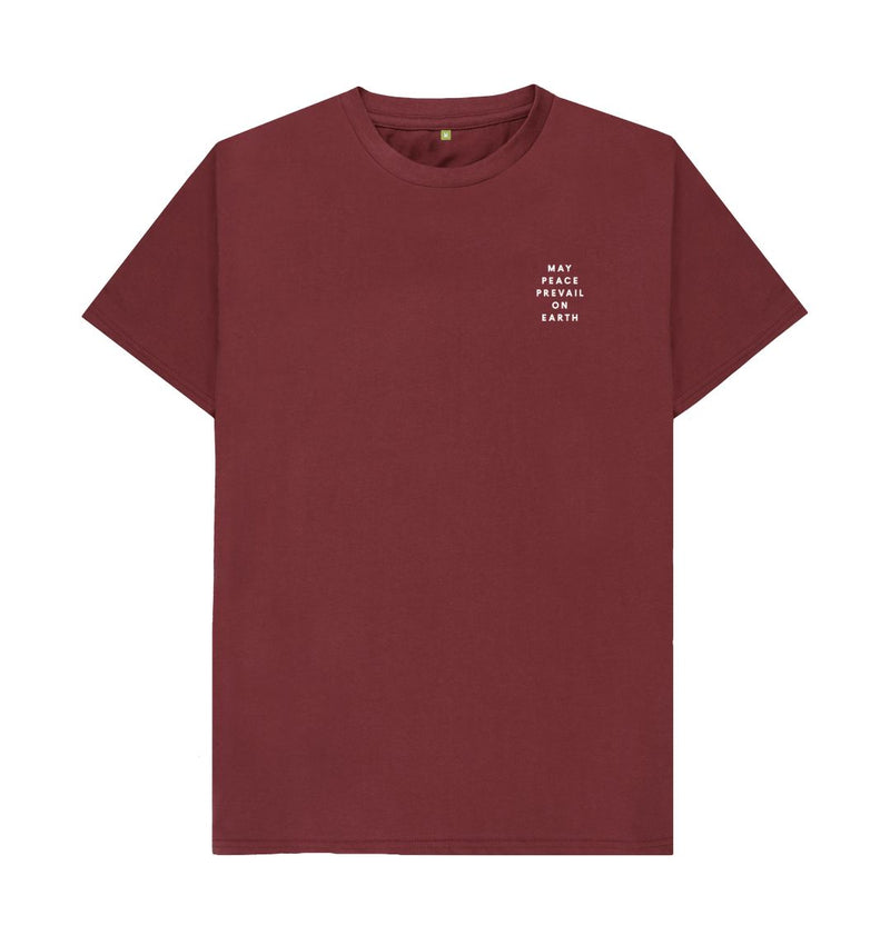 Red Wine May Peace Prevail On Earth T-shirt (Unisex)