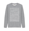 Light Heather May Peace Prevail On Earth Sweater (Unisex) in 90 Languages