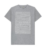 Athletic Grey May Peace Prevail On Earth T-shirt (Unisex) in 90 Languages