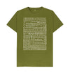Moss Green May Peace Prevail On Earth T-shirt (Unisex) in 90 Languages