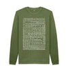 Khaki May Peace Prevail On Earth Sweater (Unisex) in 90 Languages