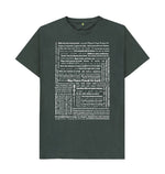 Dark Grey May Peace Prevail On Earth T-shirt (Unisex) in 90 Languages