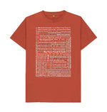 Rust May Peace Prevail On Earth T-shirt (Unisex) in 90 Languages